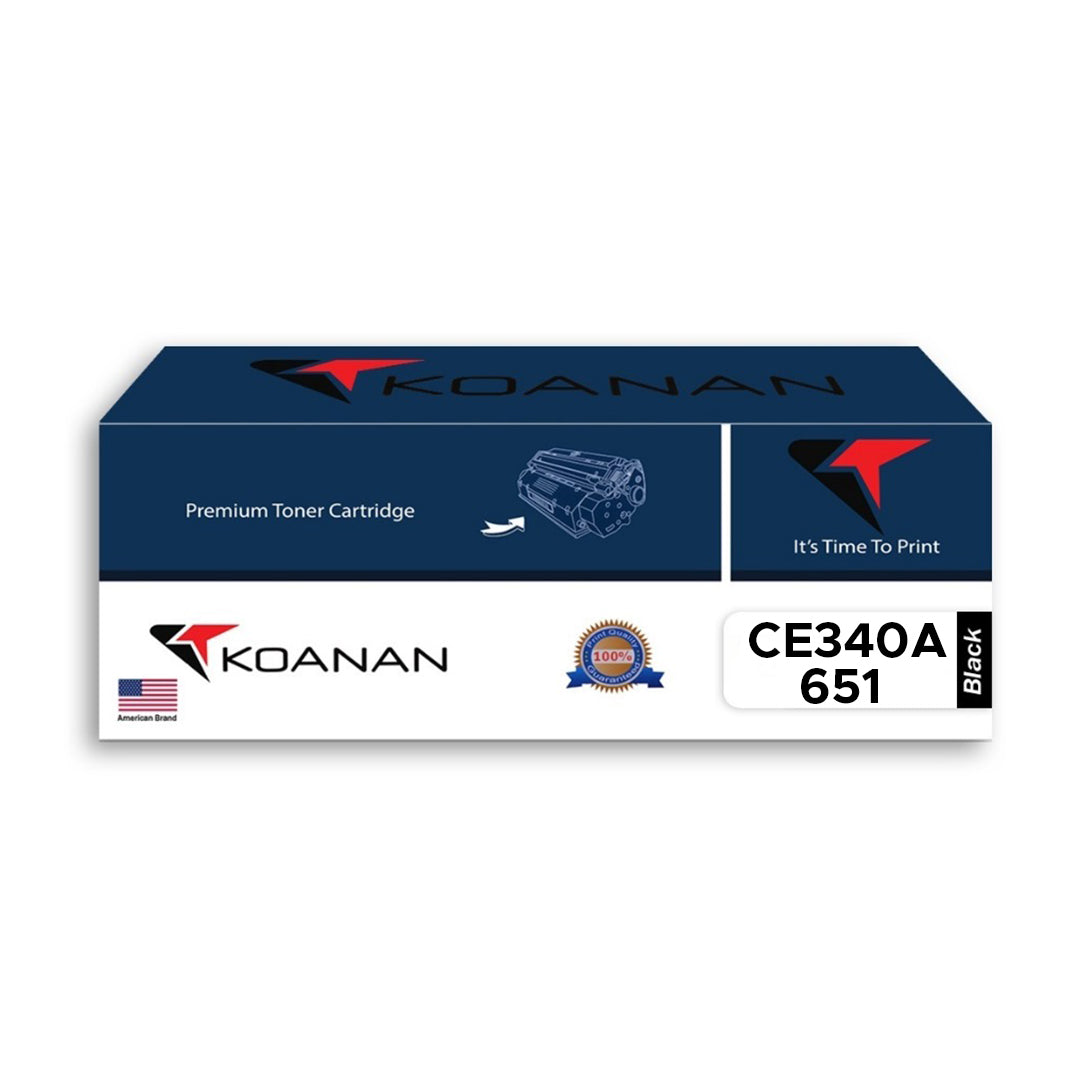 Koanan Toner Cartridge Model CE340A/651  Black