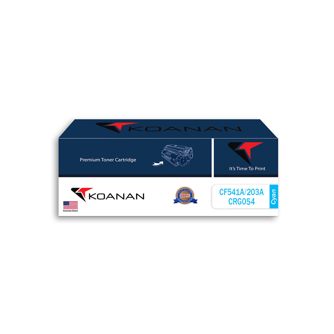 خرطوشة حبر كوانان موديل CF541A 203A/CRG054 C سماوي 