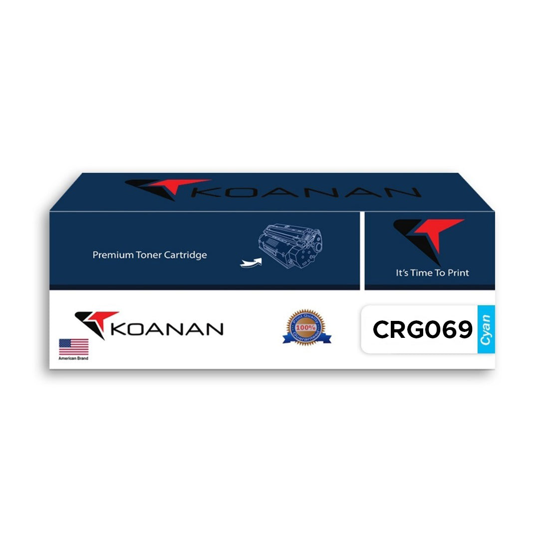 Koanan Toner Cartridge Model CRG069 CYAN