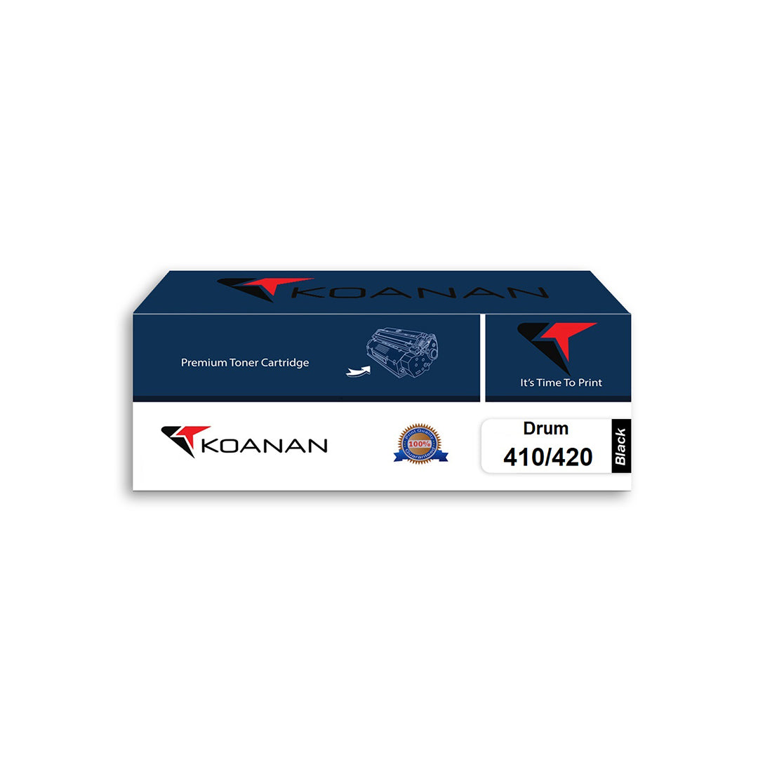 خرطوشة حبر كوانان موديل DR410/420 باللون الأسود 