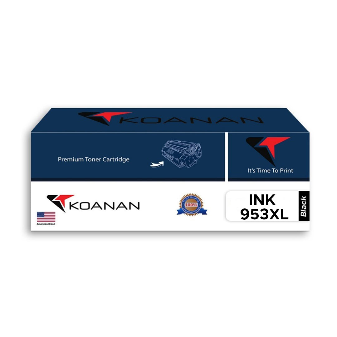 Koanan Toner Cartridge Model INK 953XL BLACK