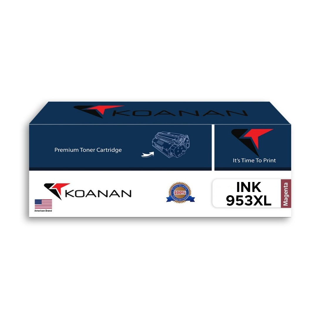 Koanan Toner Cartridge Model INK 953XL MAGENTA