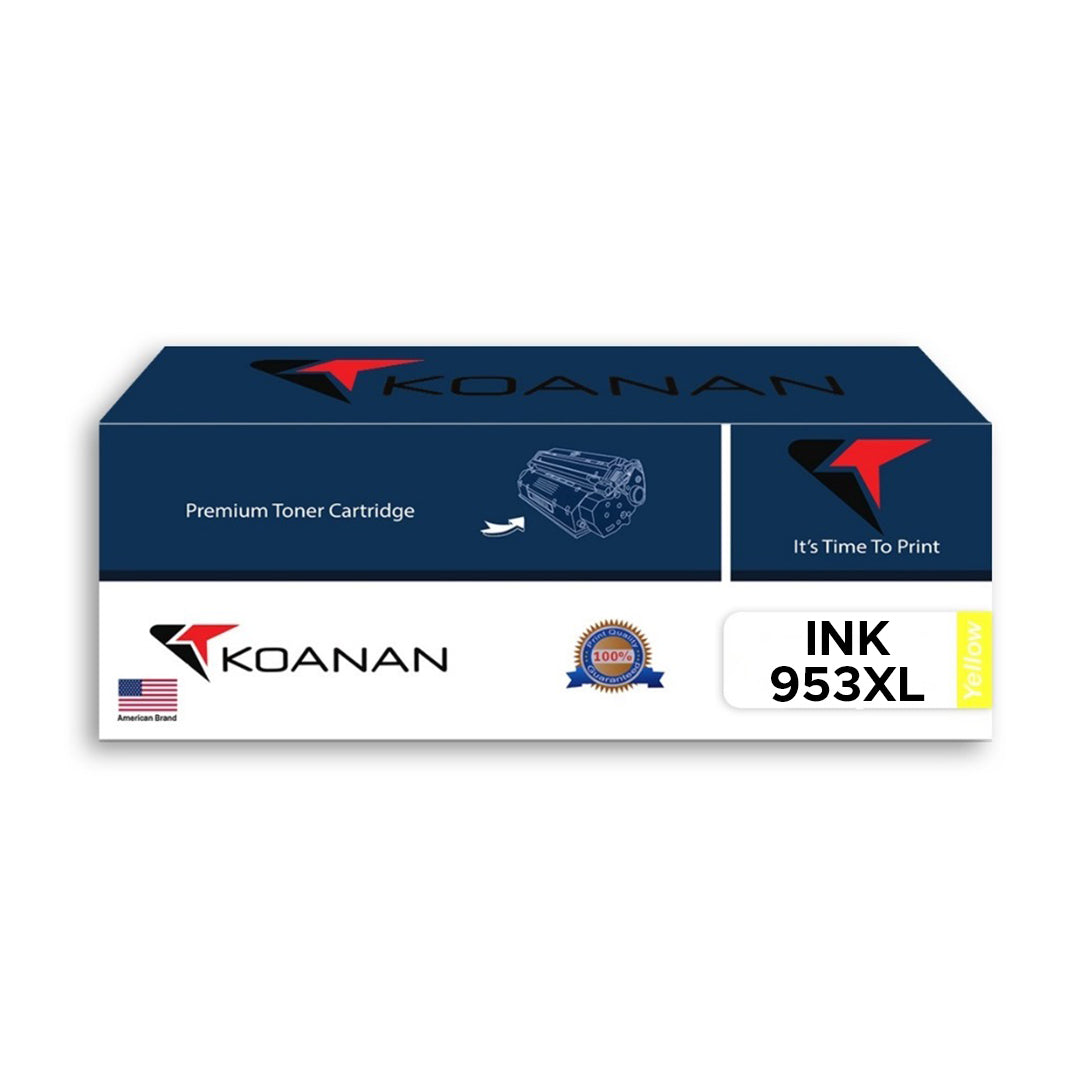 Koanan Toner Cartridge Model INK 953XL YELLOW Yellow