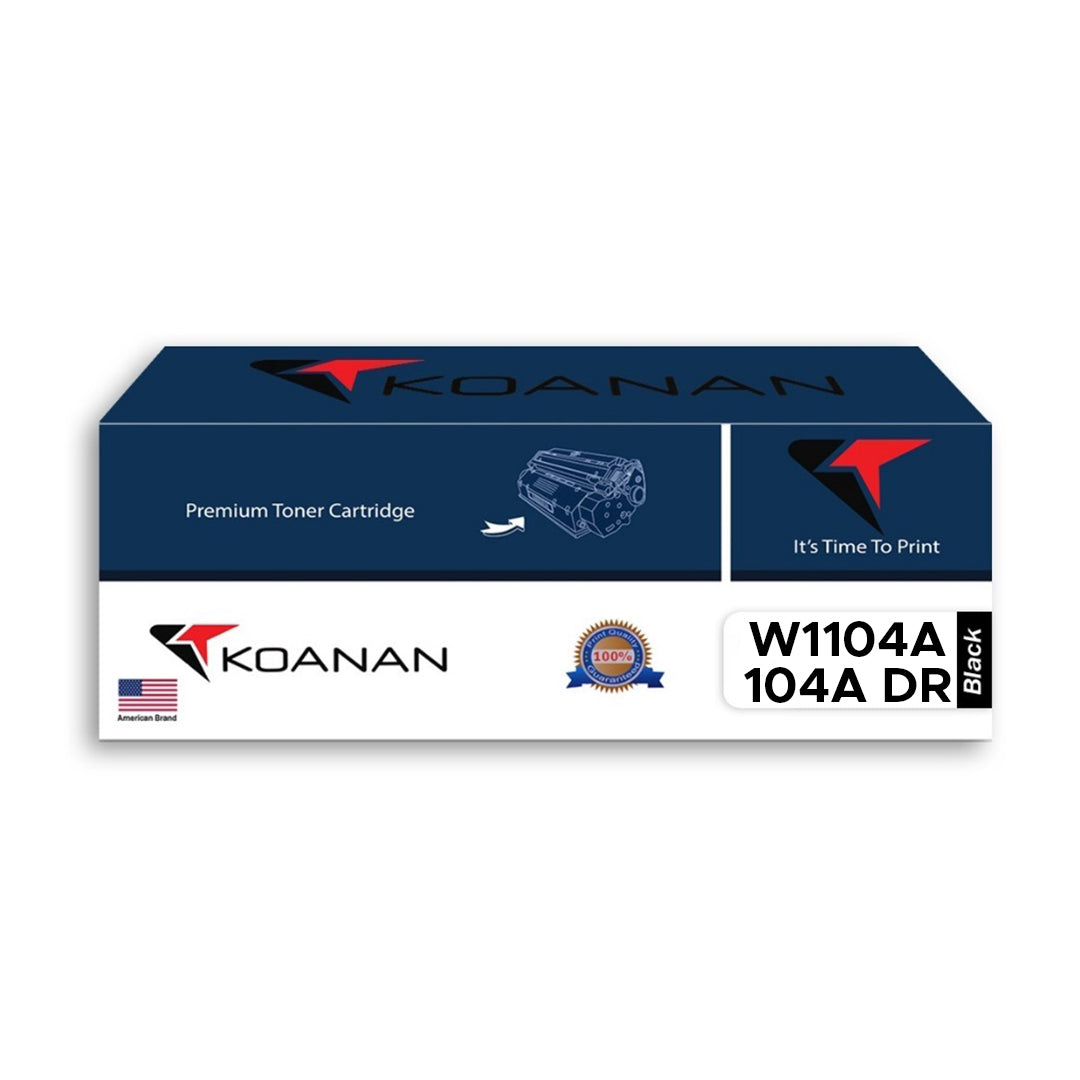 Koanan Toner Cartridge Model W1104A/104A DR Black