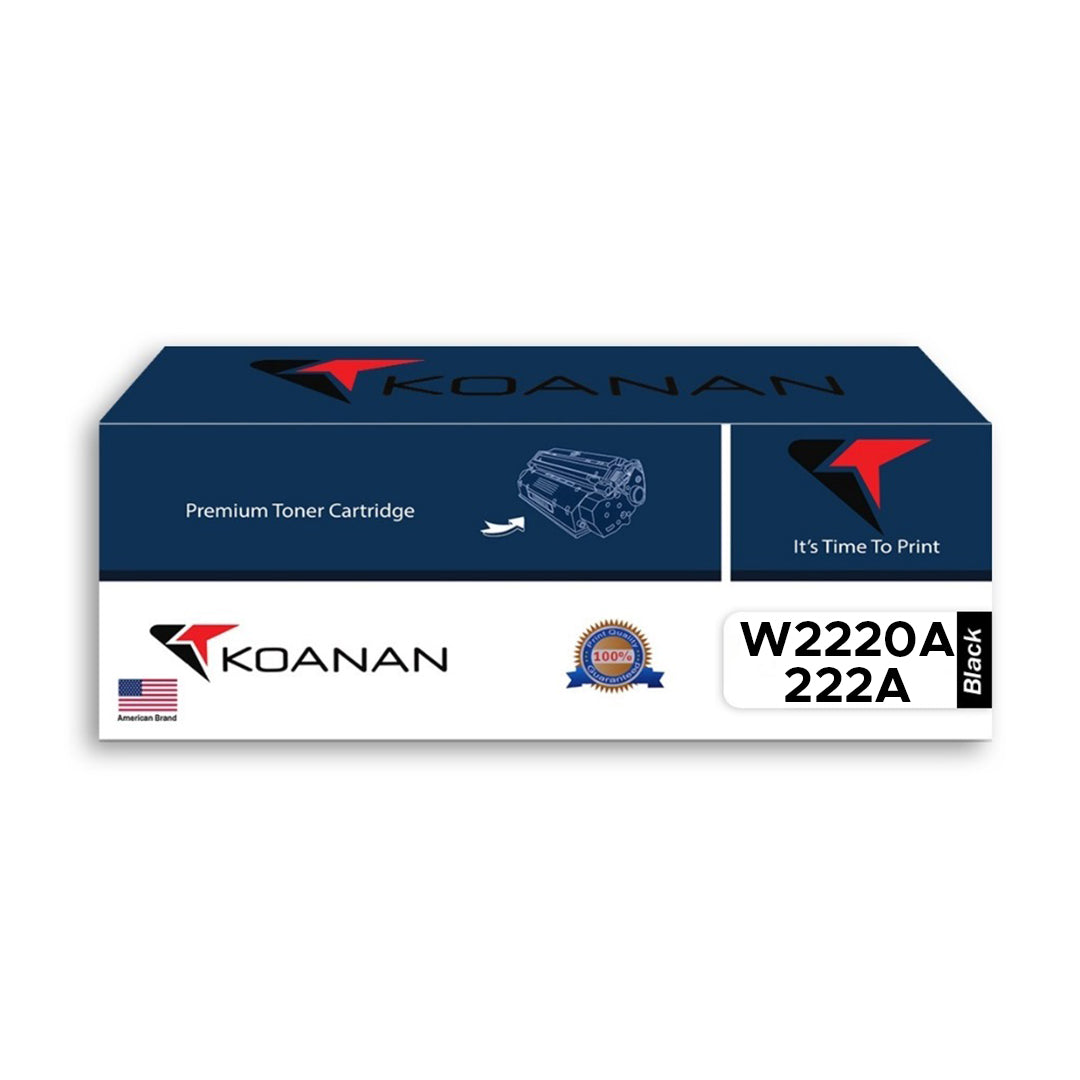 Koanan Toner Cartridge Model W2220A/222A Black