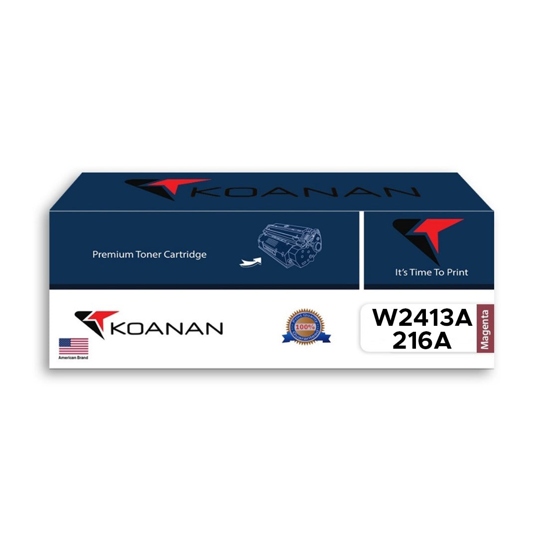 Koanan Toner Cartridge Model W2413A/216A Magenta